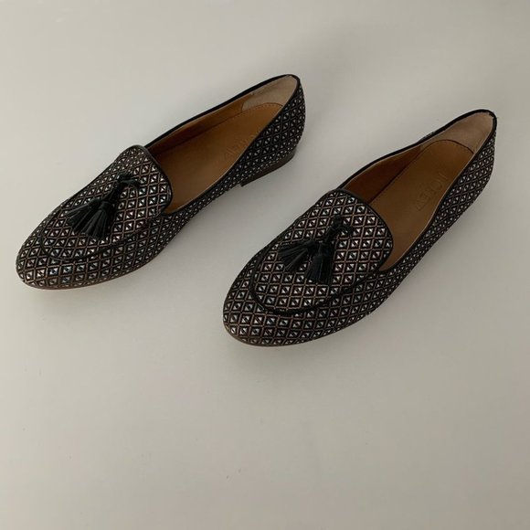 J. Crew Charlie Medallion Jacquard Tassel … - Picture 2 of 7